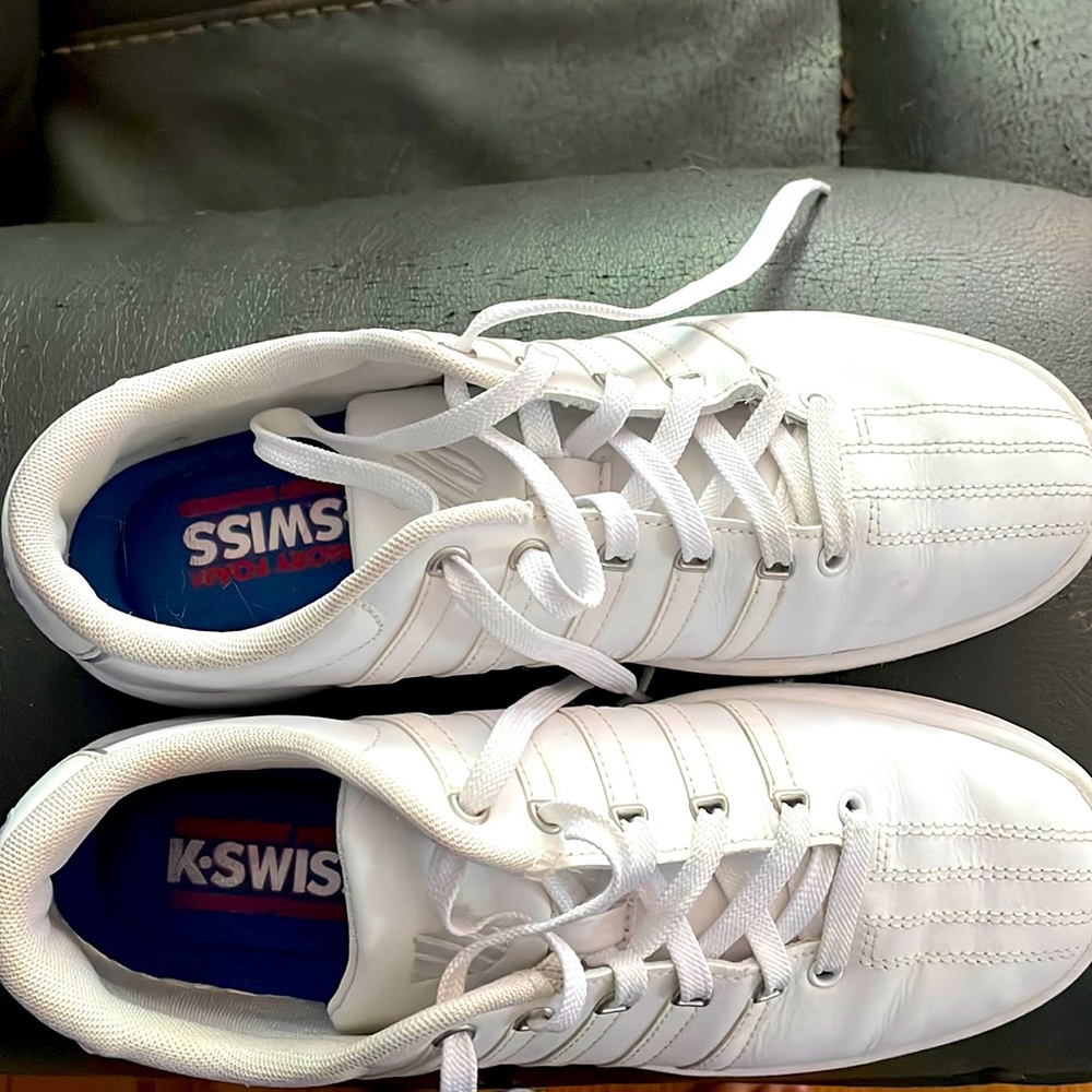 Kswiss white shoes